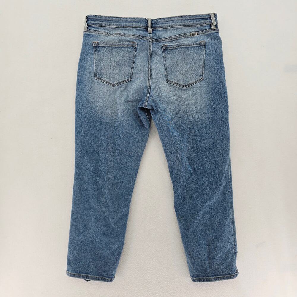 Kancan Slim Straight High Waist Jeans Blue 31 - Picture 2 of 5